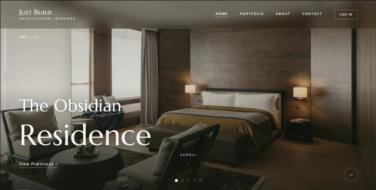 Just Build homepage